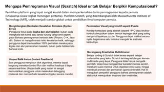 Pemrograman Visual untuk Mengembangkan Berpikir Komputasional dengan ...