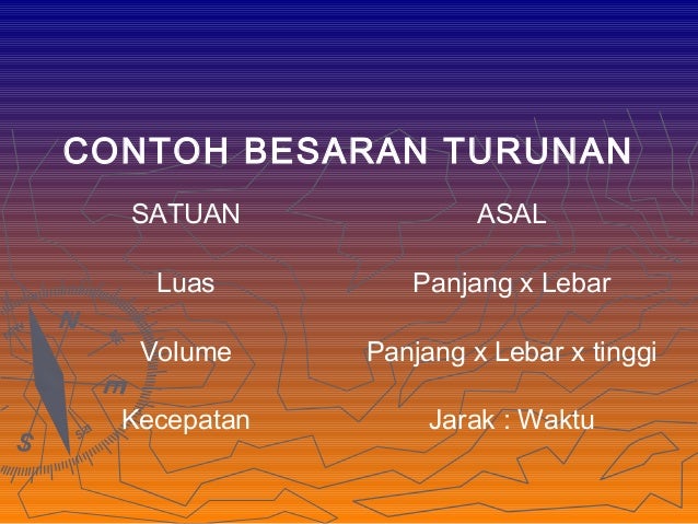 Ppt besaran dan satuan kelas 7