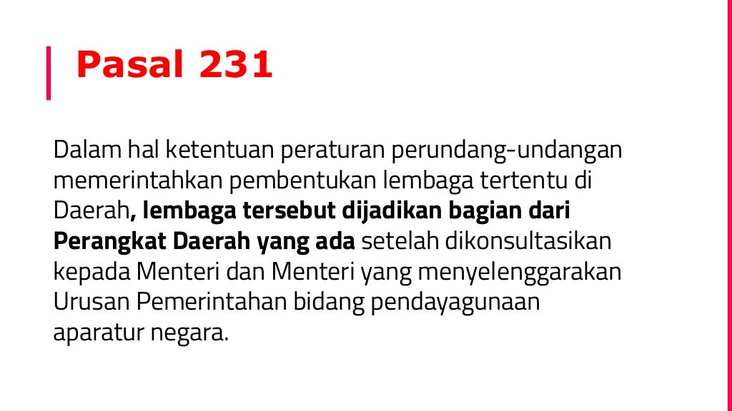 Implementasi UU No. 23 Tahun 2014 OKKPD