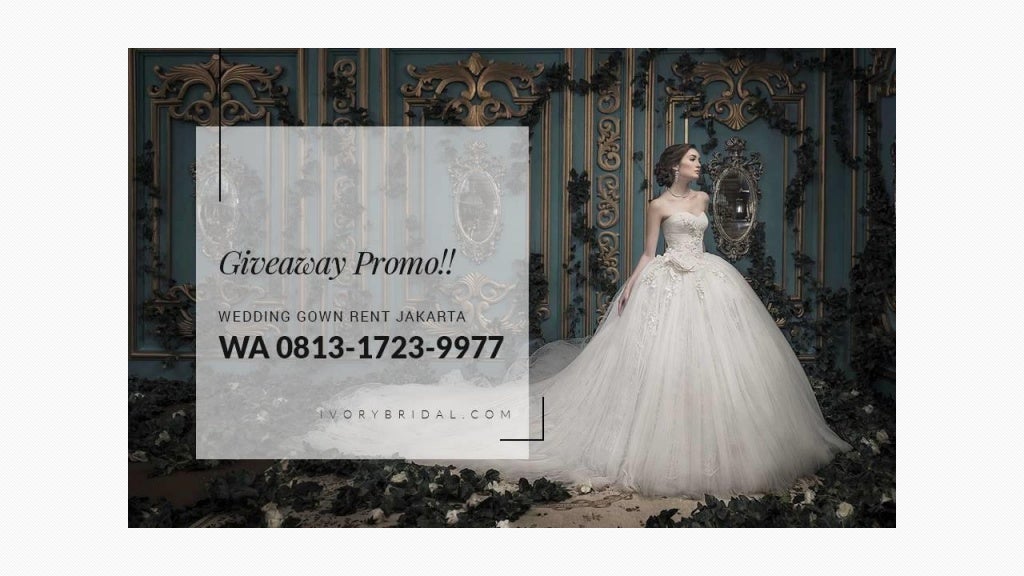 WA 0813-1723-9977 - Sewa Gaun Pengantin, Simple Wedding ...