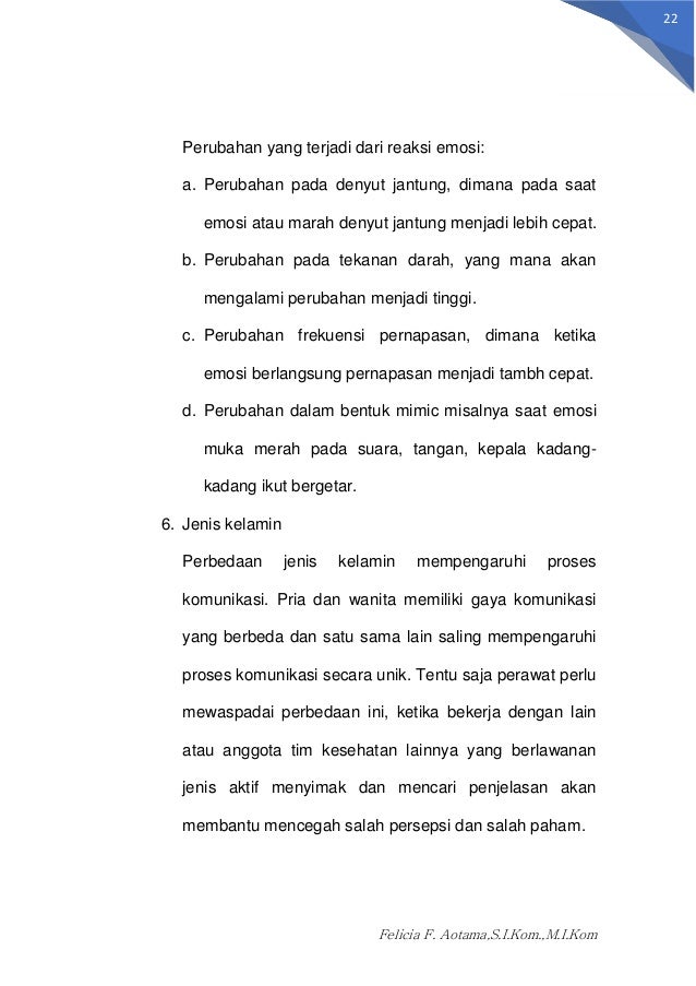 Materi Buku Panduan Komunikasi Terapeutik