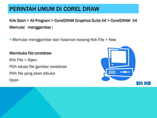 materi corel draw DASAR UNTUK PEMULA MUDAH | PDF