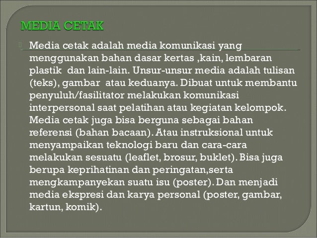 Materi dan media penyuluhan