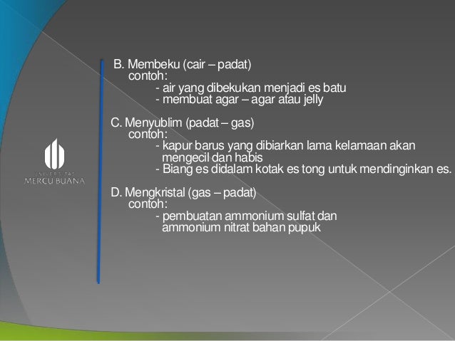 Materi dan perubahan materi tugas I