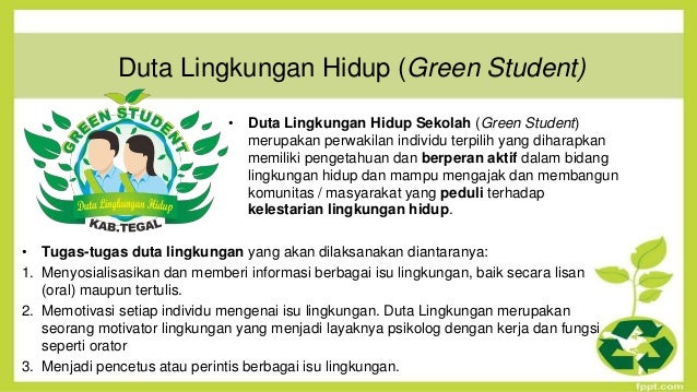 Materi Dasar Duta Lingkungan Hidup By Bayu Widiyanto M Si