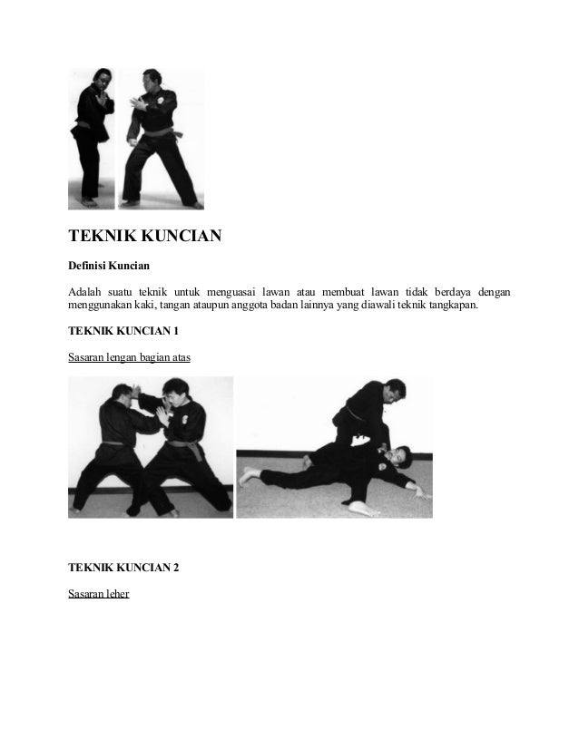 Materi Dasar Pencak Silat