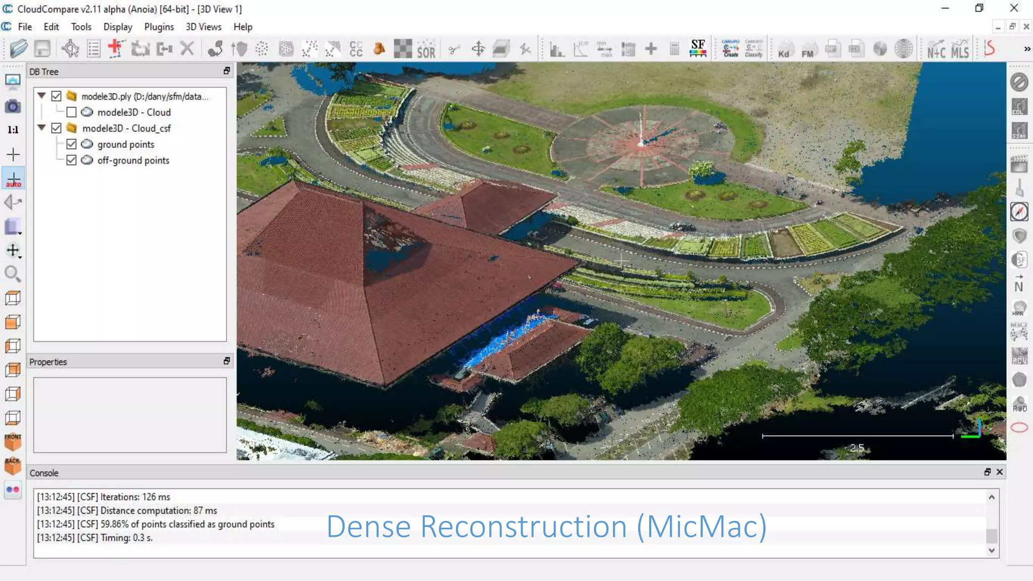 Dense Reconstruction (MicMac)
 