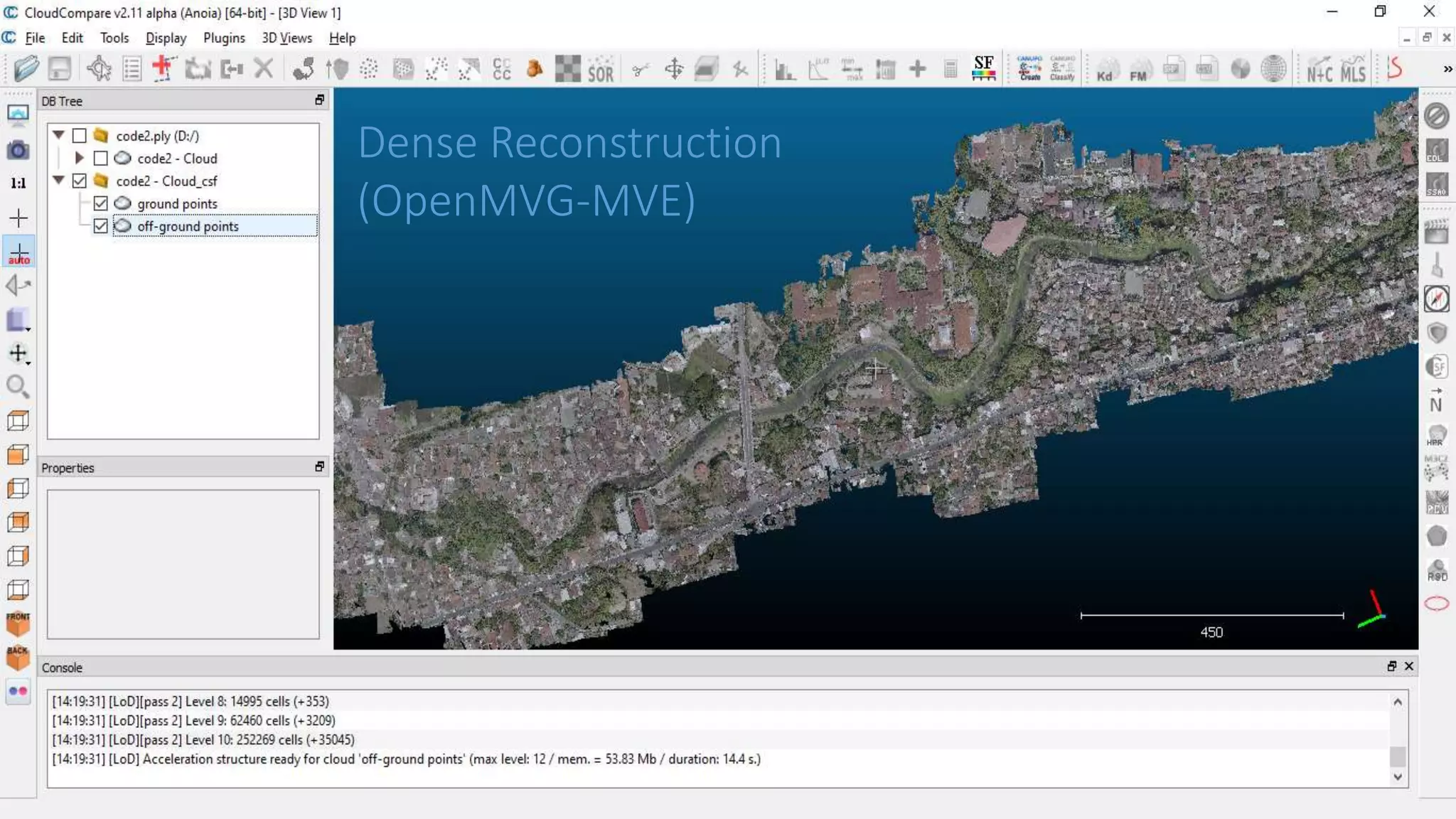 Dense Reconstruction
(OpenMVG-MVE)
 