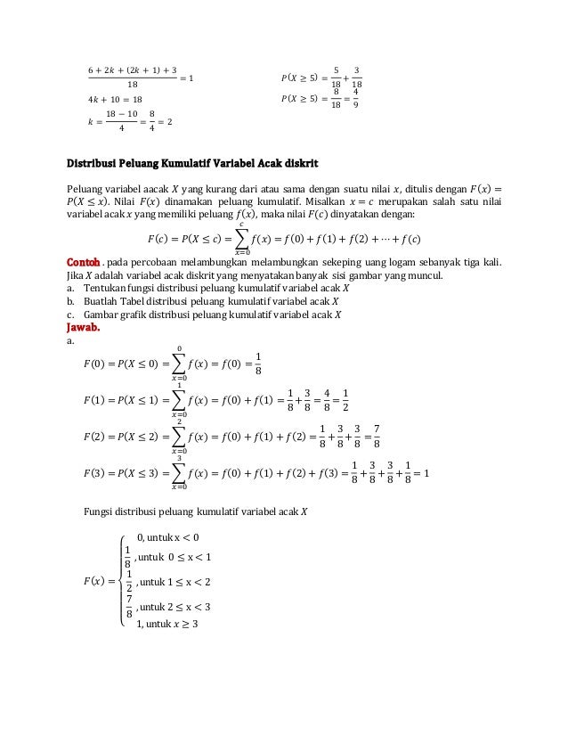 Distribusi Peluang Binomial