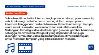 Materi Desain Media Interaktif Kelas XII | PDF