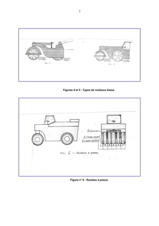 7




Figures 4 et 5 : Types de rouleaux lisses




     Figure n° 6 : Rouleau à pneus
 