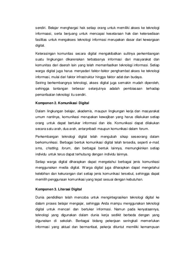 Materi Etika Kewargaan Digital