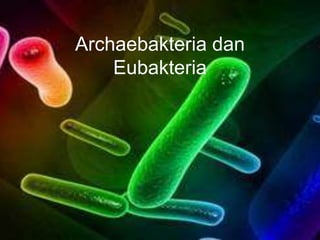 Archaebakteria dan
Eubakteria
 