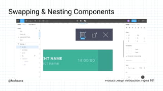 @Mohsalfa Product Design Introduction: Figma 101
Swapping & Nesting Components
 