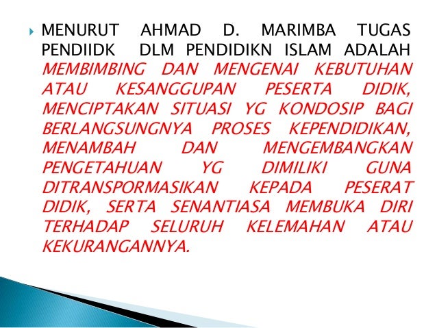 Materi filsafat pendikan islam