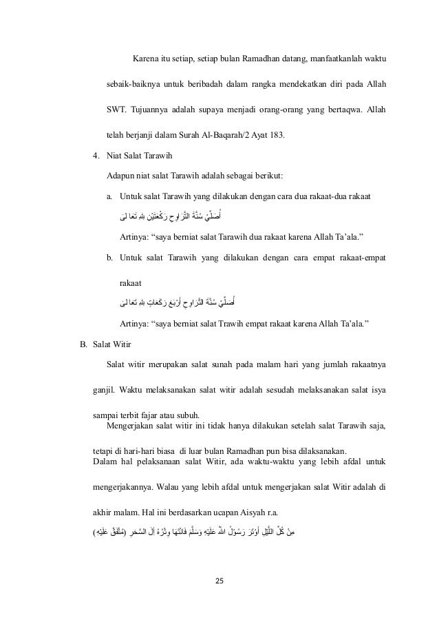 Materi fiqih kelas MI kelas 3