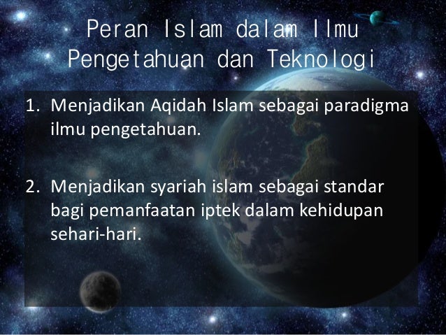sains dan teknologi islam