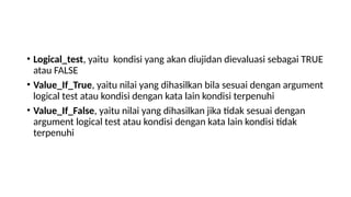 Materi Fungsi mata pelajaran Informatika | PPTX