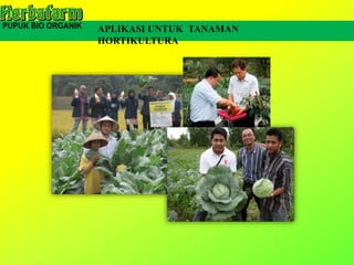 APLIKASI UNTUK TANAMAN
HORTIKULTURA
 