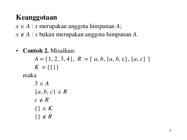 Materi himpunan