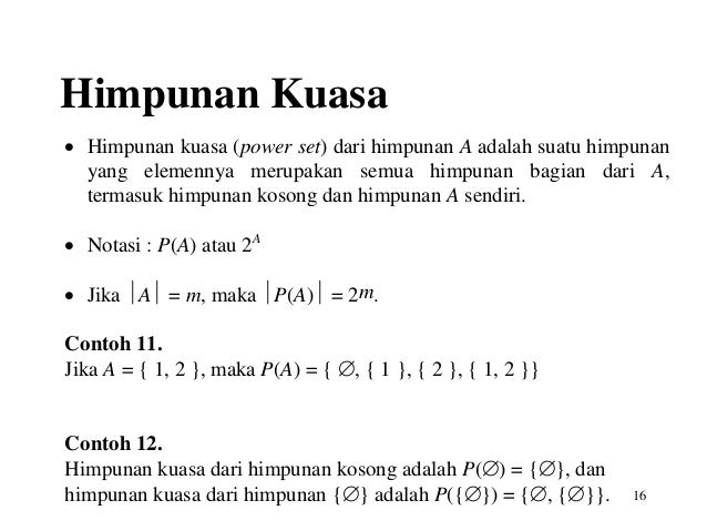 Materi himpunan