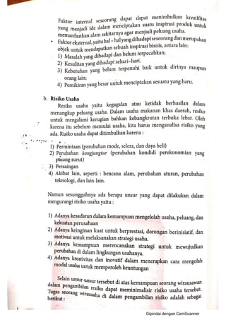Materi ide dan peluang usaha