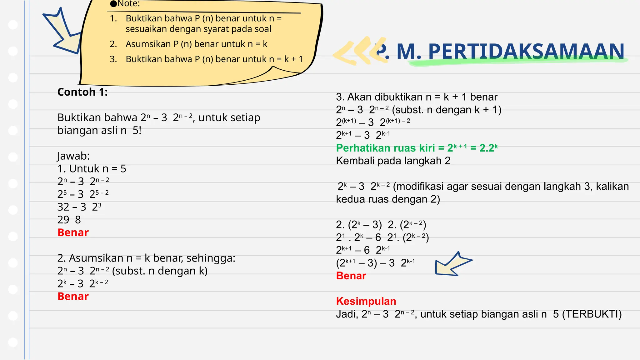 Induksi Matematika kelas XI ini adalah materi kelas XI pada kurikulum ...