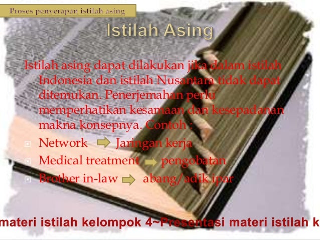 Materi Istilah Bahasa Indonesia