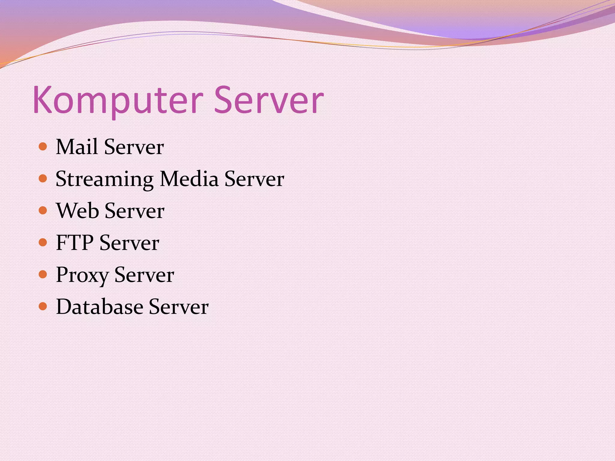 Materi jaringan komputer | PPTX