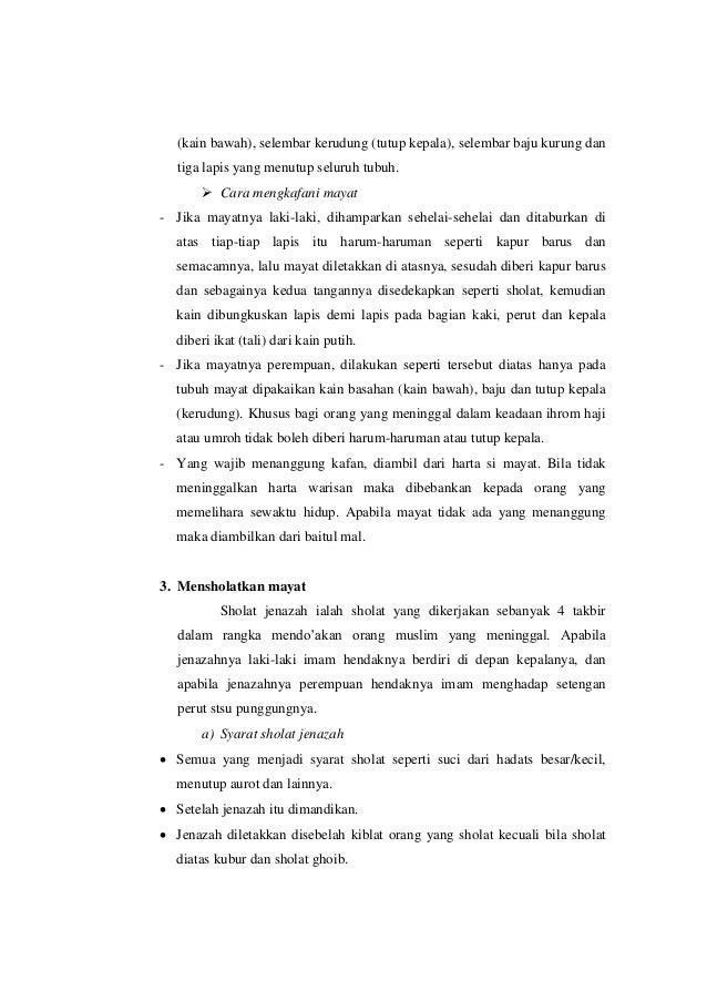 Pengurusan Jenazah