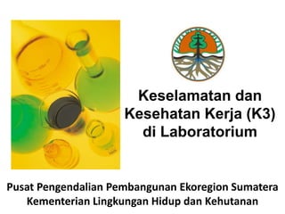 Pusat Pengendalian Pembangunan Ekoregion Sumatera
Kementerian Lingkungan Hidup dan Kehutanan
Keselamatan dan
Kesehatan Kerja (K3)
di Laboratorium
 