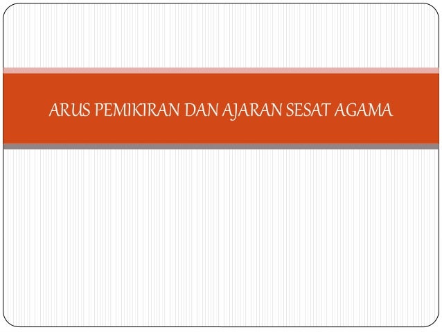 Materi Kajian Ghazwul Fikri