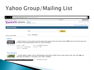 Materi kedua pembuatan dan pemanfaatan e mail