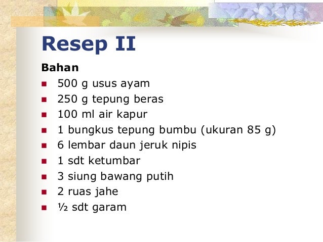 Materi Keripik Paru Dan Usus