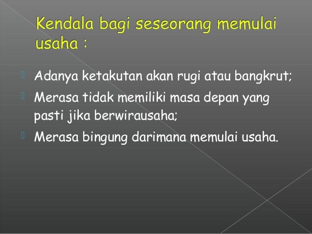 Contoh materi kewirausahaan Contoh materi kewirausahaan