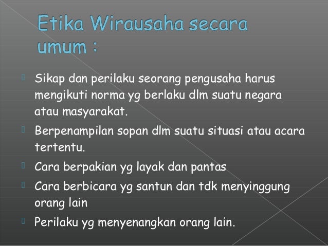 Contoh Materi Kewirausahaan