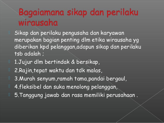 Contoh Materi Kewirausahaan