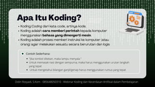 MATERI KODING-DIDIN ROSYADI.pdf pelatiah pgri | PDF
