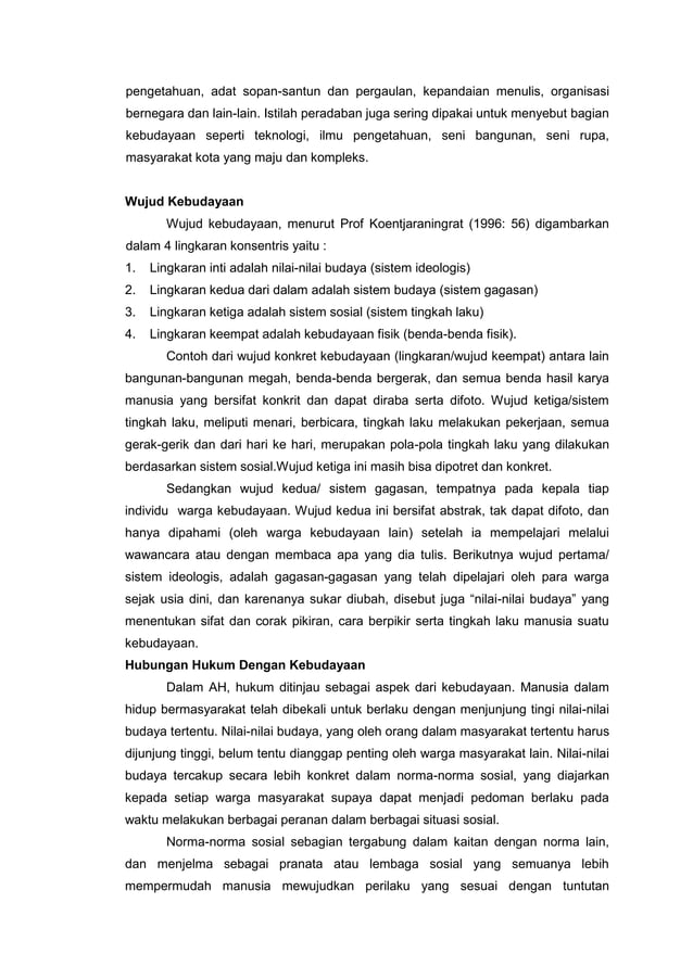 Materi kuliah Antropologi Hukum