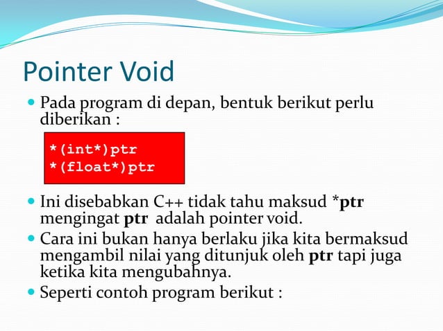 Materi kuliah 03 pointer part 1 | PPT