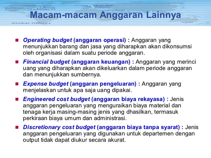Pelatihan Anggaran Perusahaan Pelatihan Anggaran Perusahaan