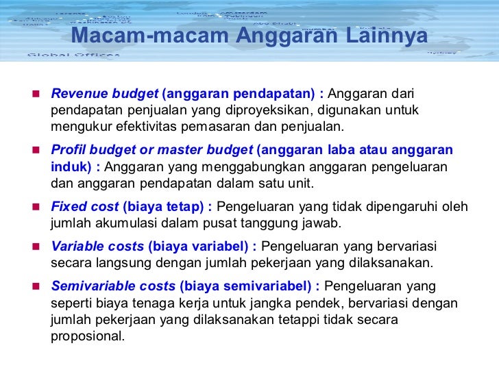Pelatihan Anggaran Perusahaan Pelatihan Anggaran Perusahaan