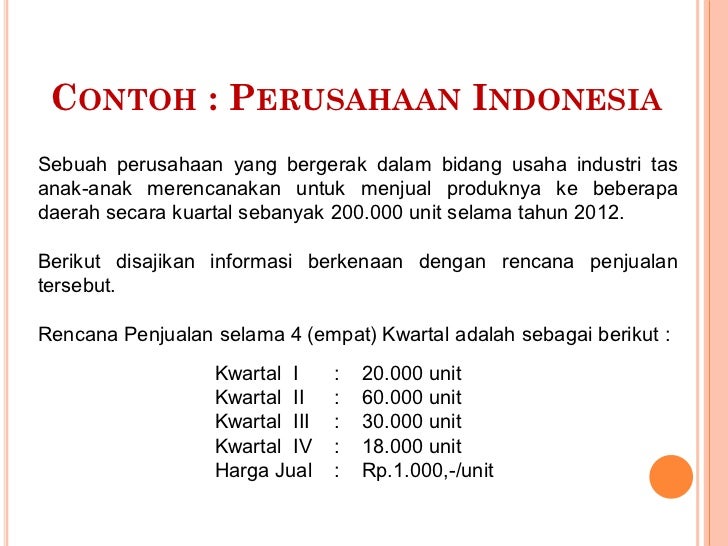 Pelatihan Penyusunan Master Budget