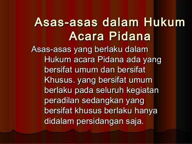 materi kuliah hukum acara pidana ppt materi kuliah hukum acara pidana ppt