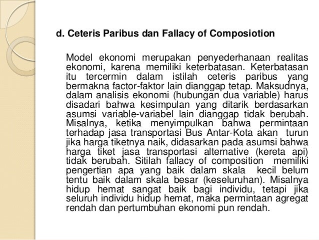 Materi kuliah pengantar ilmu ekonomi
