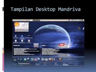 Tampilan Desktop Mandriva
 