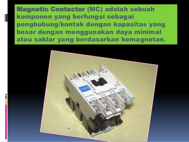 Materi Magnetic Contaktor Oleh Jegger