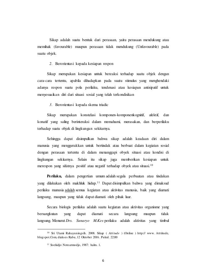Pembentukan Sikap Dan Tingkah Laku