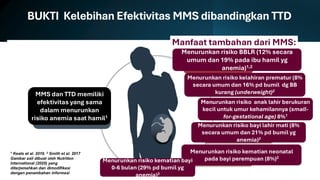 Multiple Micronutrient Supplementation (MMS) for Maternal and Infant ...