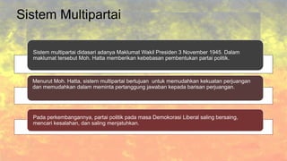 Multi Partai materi orde lama era Presiden Soekarno.pptx